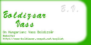 boldizsar vass business card